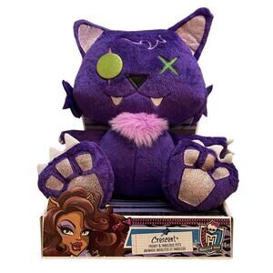 *NIB* 2013 Monster High Crescent Freaky And Fabulous Plush Clawdeen Wolf Pet